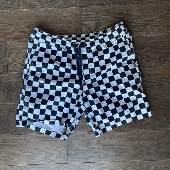 Vans men’s check board swim trunk / shorts size small - Picture 8 of 8